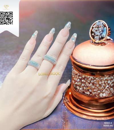 Nhẫn Kết Kim Cương N56045 Kim Cương Giá Tốt