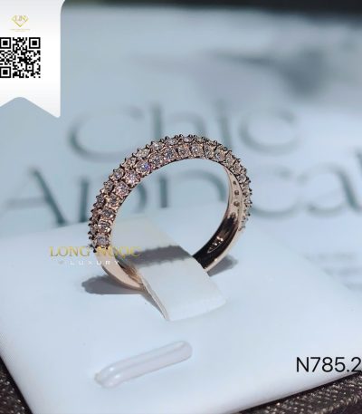 Nhẫn Kết Kim Cương N7852 Kim Cương Giá Tốt
