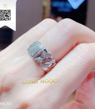 Nhẫn Kết Kim Cương N858207 Kim Cương Giá Tốt