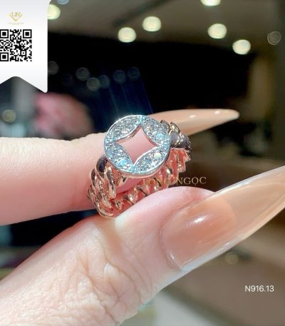 Nhẫn Kết Kim Cương N91613 Kim Cương Giá Tốt