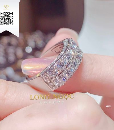 Nhẫn Kết Kim Cương N9271 Kim Cương Giá Tốt