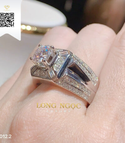 Nhẫn Nam Kim Cương N10122 Kim Cương Giá Tốt