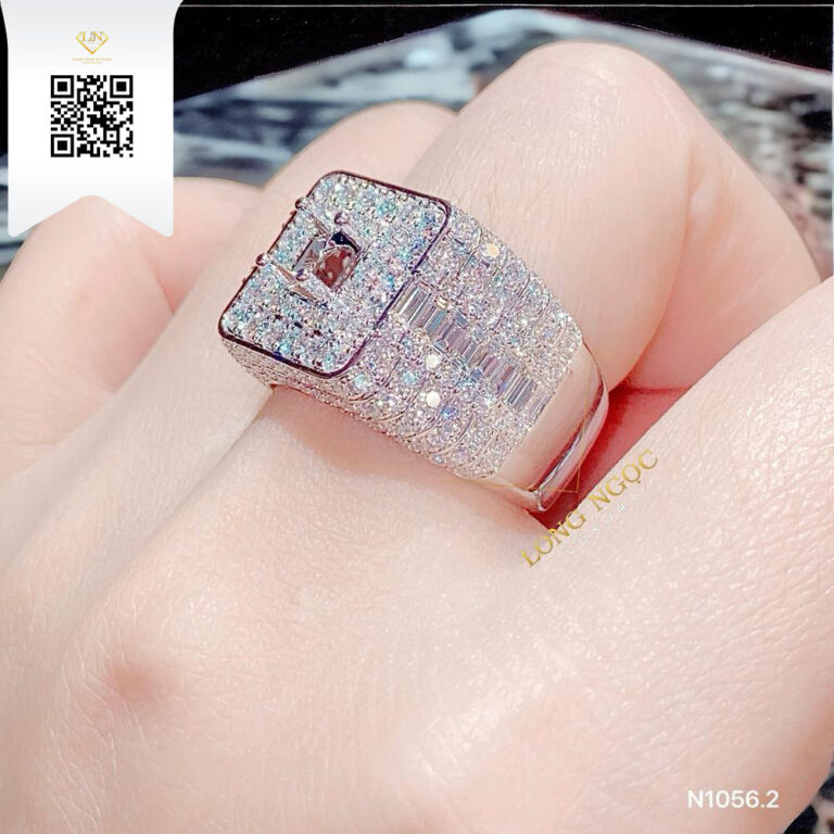 Nhẫn Nam Kim Cương N10562 Kim Cương Giá Tốt