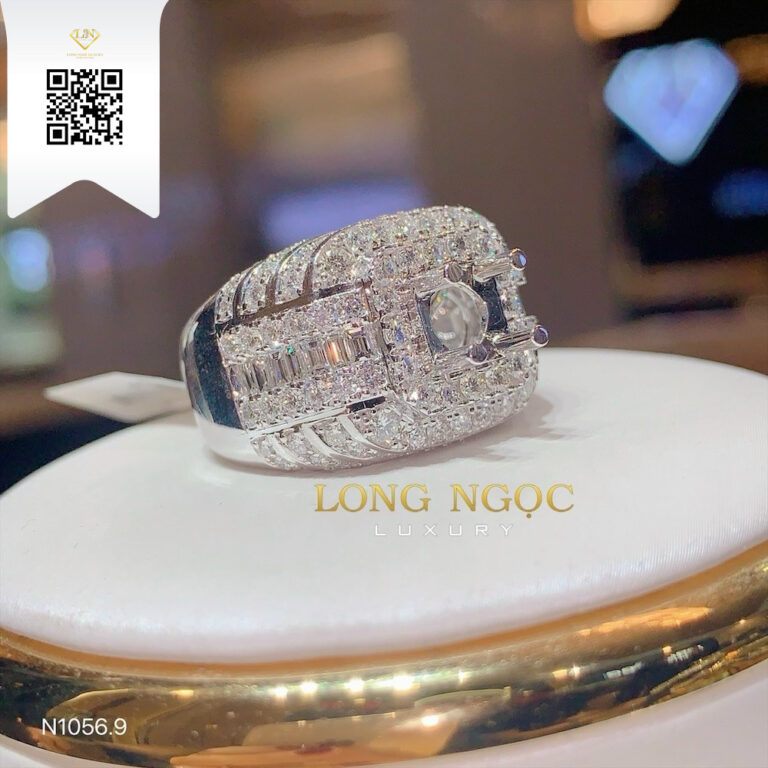 Nhẫn Nam Kim Cương N10569 Kim Cương Giá Tốt