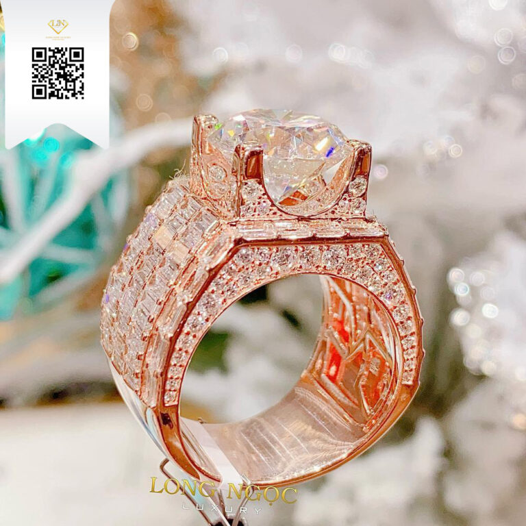 Nhẫn Nam Kim Cương N11354 Kim Cương Giá Tốt