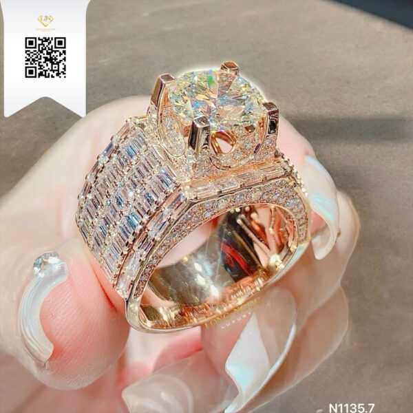 Nhẫn Nam Kim Cương N11357 Dương Trần Daimond