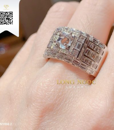 Nhẫn Nam Kim Cương N11682 Kim Cương Giá Tốt