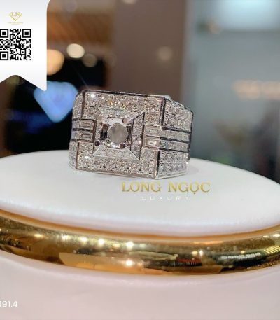 Nhẫn Nam Kim Cương N11914 Kim Cương Giá Tốt