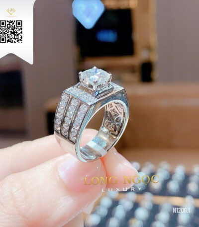 Nhẫn Nam Kim Cương N12061 Dương Trần Daimond