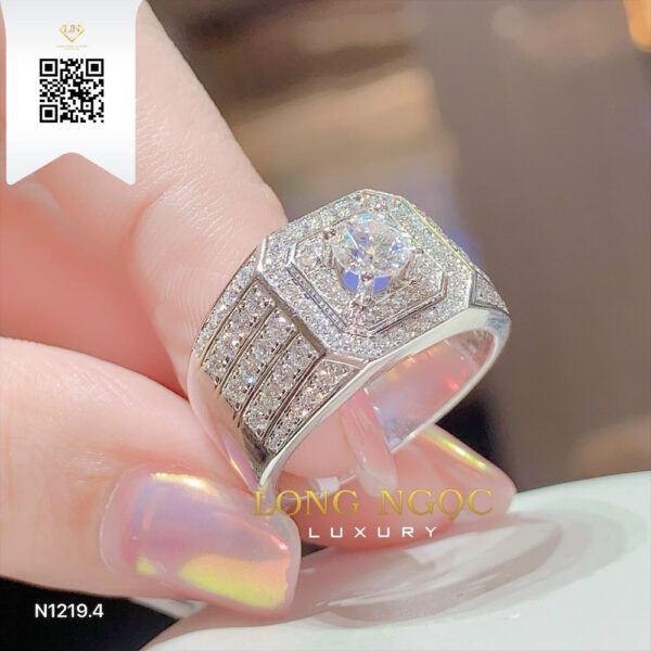 Nhẫn Nam Kim Cương N12194 Dương Trần Daimond