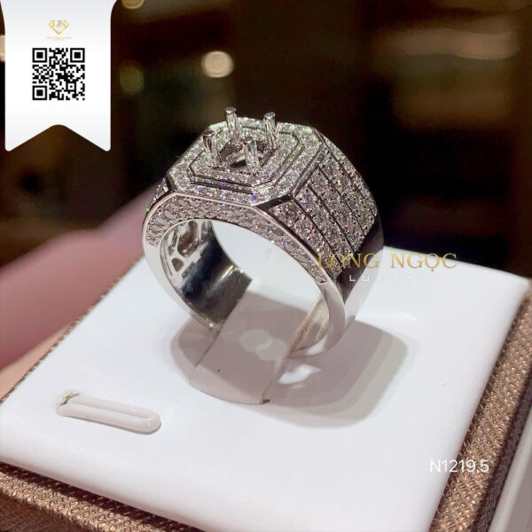 Nhẫn Nam Kim Cương N12195 Dương Trần Daimond