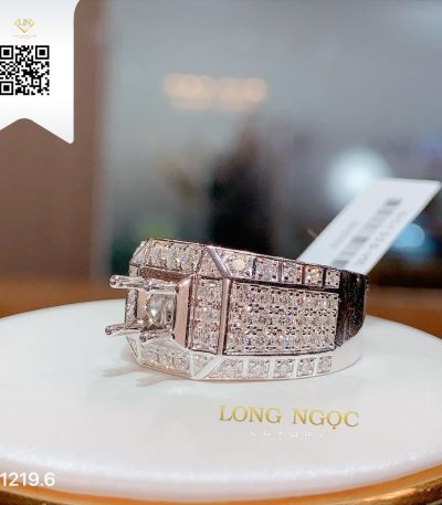 Nhẫn Nam Kim Cương N12196 Kim Cương Giá Tốt