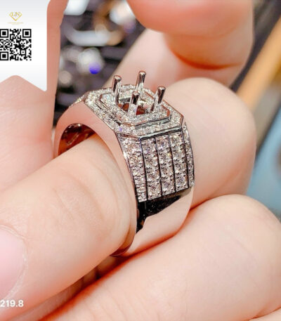 Nhẫn Nam Kim Cương N12198 Kim Cương Giá Tốt