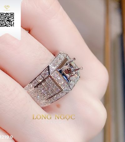 Nhẫn Nam Kim Cương N12199 Kim Cương Giá Tốt