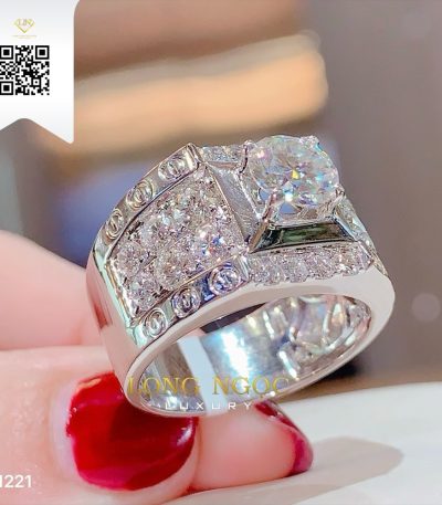 Nhẫn Nam Kim Cương N1221 Dương Trần Daimond