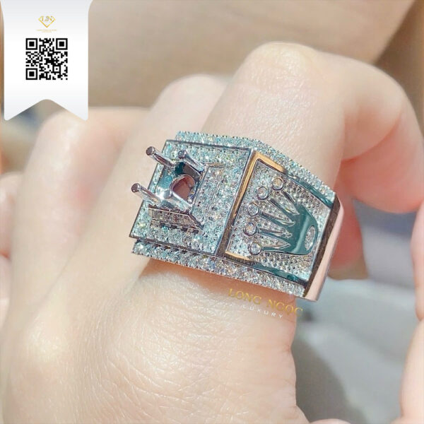 Nhẫn Nam Kim Cương N127727 Dương Trần Daimond