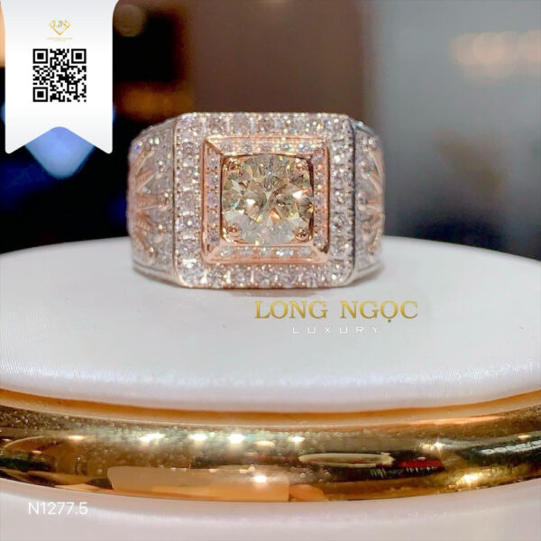 Nhẫn Nam Kim Cương N12775 Dương Trần Daimond