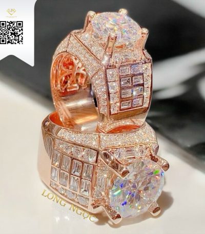 Nhẫn Nam Kim Cương N12795 Kim Cương Giá Tốt