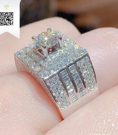 Nhẫn Nam Kim Cương N128612 Dương Trần Daimond