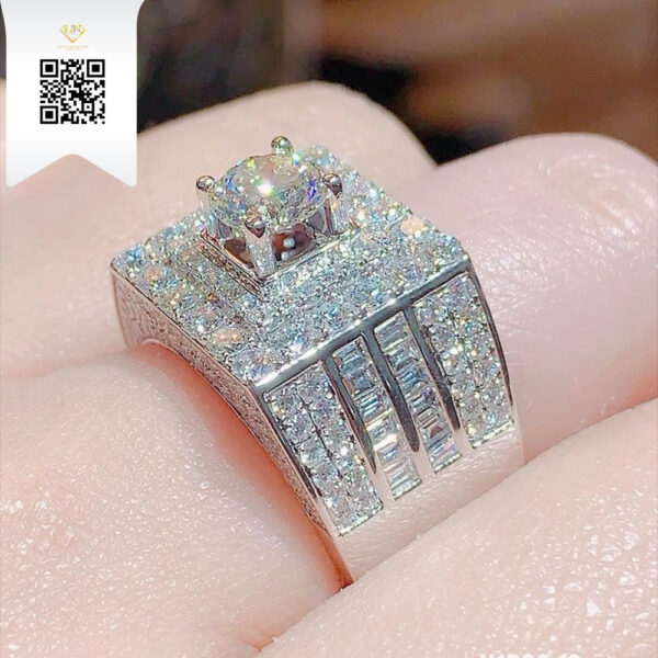 Nhẫn Nam Kim Cương N128612 Dương Trần Daimond