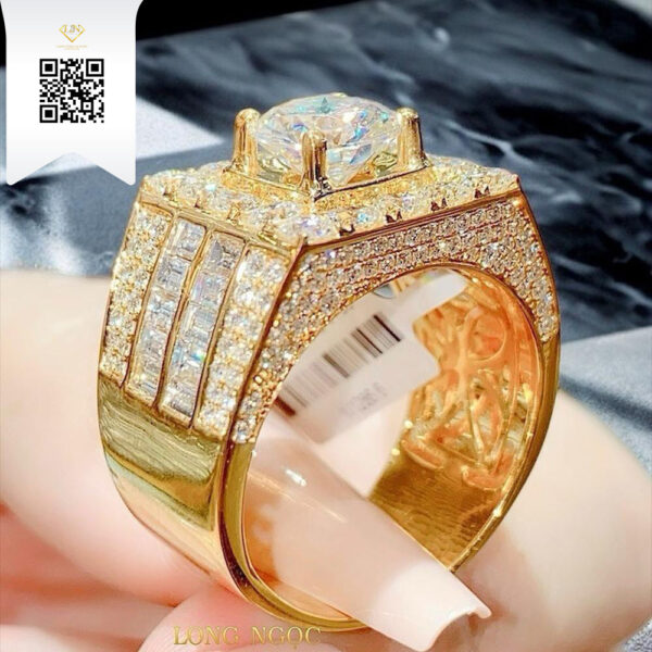 Nhẫn Nam Kim Cương N12866 Dương Trần Daimond