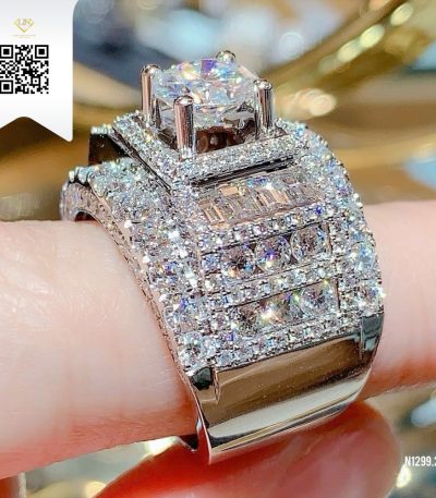 Nhẫn Nam Kim Cương N12992 Kim Cương Giá Tốt