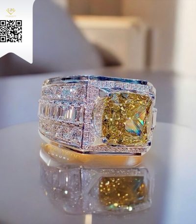 Nhẫn Nam Kim Cương N13342 Kim Cương Giá Tốt