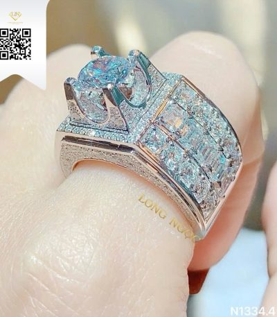 Nhẫn Nam Kim Cương N13344 Dương Trần Daimond