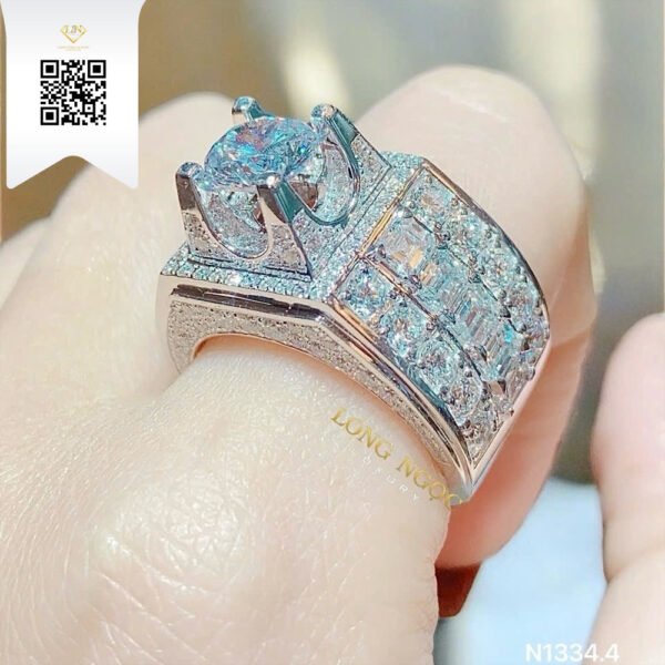 Nhẫn Nam Kim Cương N13344 Dương Trần Daimond