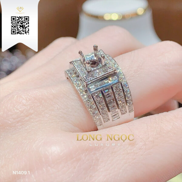 Nhẫn Nam Kim Cương N14091 Dương Trần Daimond