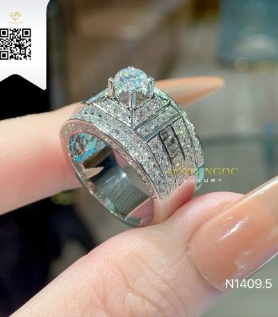 Nhẫn Nam Kim Cương N14095 Dương Trần Daimond