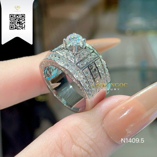 Nhẫn Nam Kim Cương N14095 Dương Trần Daimond