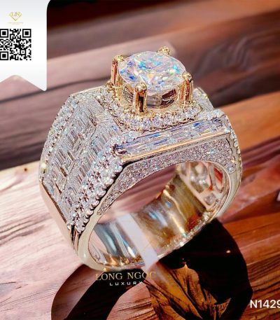 Nhẫn Nam Kim Cương N1429 Dương Trần Daimond