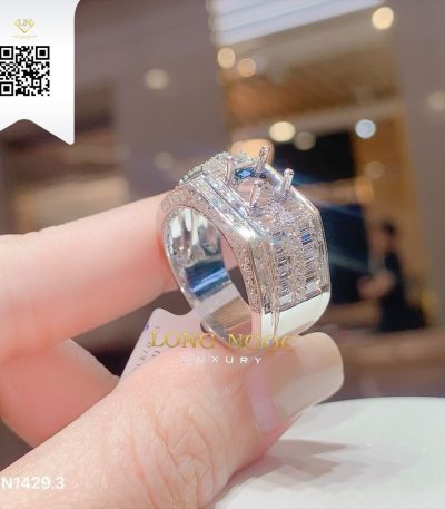 Nhẫn Nam Kim Cương N14293 Kim Cương Giá Tốt