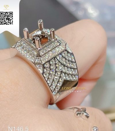 Nhẫn Nam Kim Cương N1465 Dương Trần Daimond