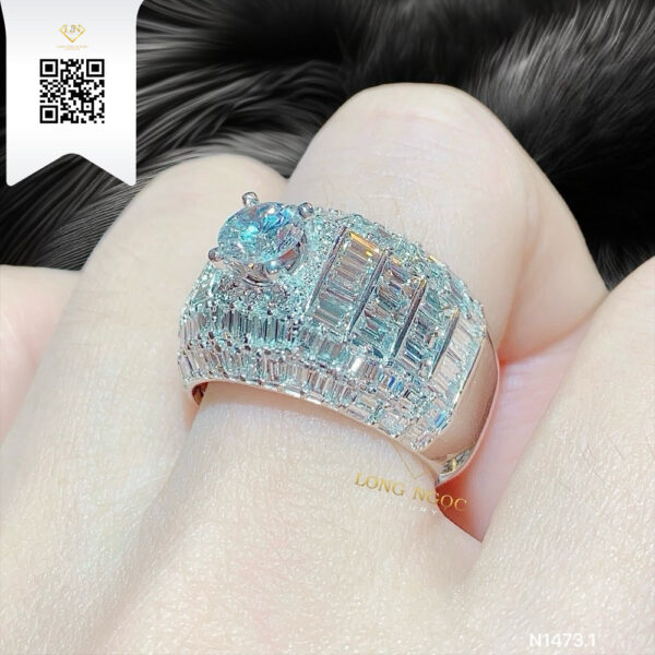 Nhẫn Nam Kim Cương N14731 Dương Trần Daimond