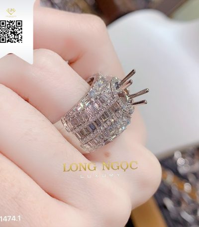 Nhẫn Nam Kim Cương N14741 Kim Cương Giá Tốt