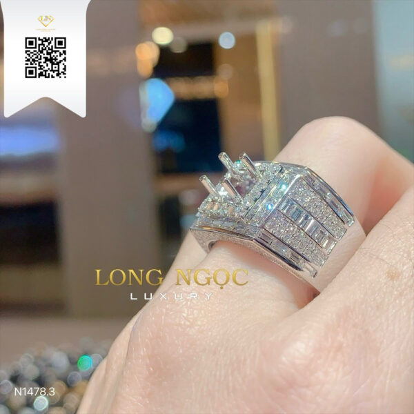 Nhẫn Nam Kim Cương N14783 Dương Trần Daimond