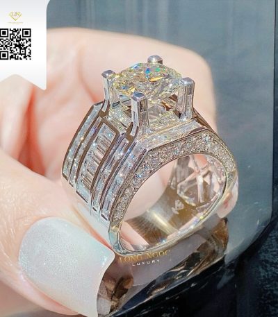 Nhẫn Nam Kim Cương N14982 Kim Cương Giá Tốt