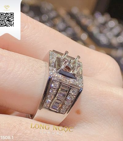 Nhẫn Nam Kim Cương N15081 Kim Cương Giá Tốt