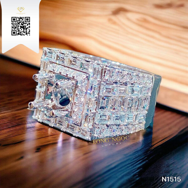 Nhẫn Nam Kim Cương N1515 Dương Trần Daimond