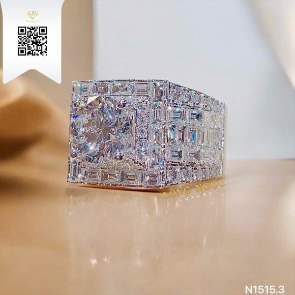 Nhẫn Nam Kim Cương N15153 Dương Trần Daimond