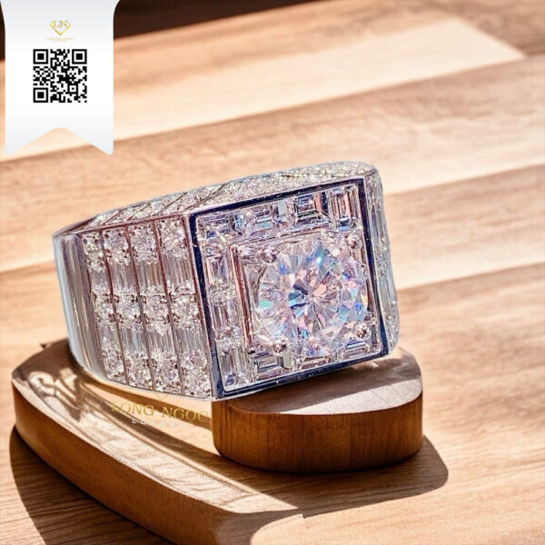 Nhẫn Nam Kim Cương N15201 Dương Trần Daimond