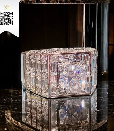 Nhẫn Nam Kim Cương N15201 Kim Cương Giá Tốt
