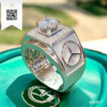 Nhẫn Nam Kim Cương N1536 Kim Cương Giá Tốt