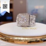 Nhẫn Nam Kim Cương N15364 Kim Cương Giá Tốt