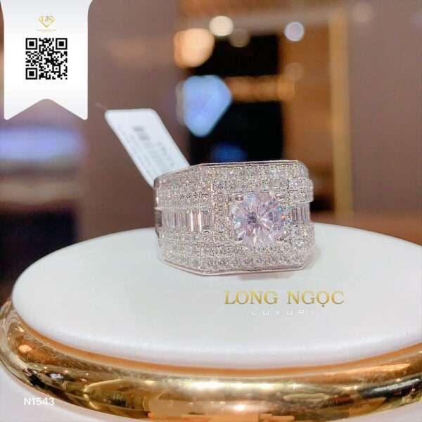 Nhẫn Nam Kim Cương N1543 Dương Trần Daimond