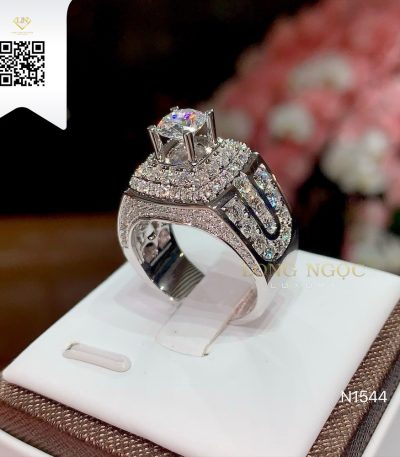 Nhẫn Nam Kim Cương N1544 Dương Trần Daimond