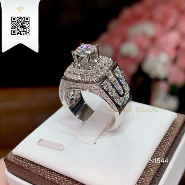 Nhẫn Nam Kim Cương N1544 Dương Trần Daimond