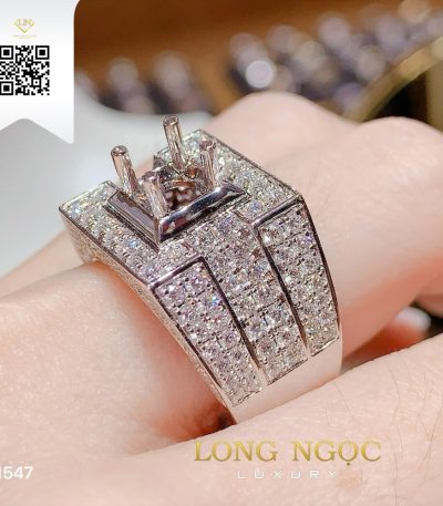 Nhẫn Nam Kim Cương N1547 Kim Cương Giá Tốt